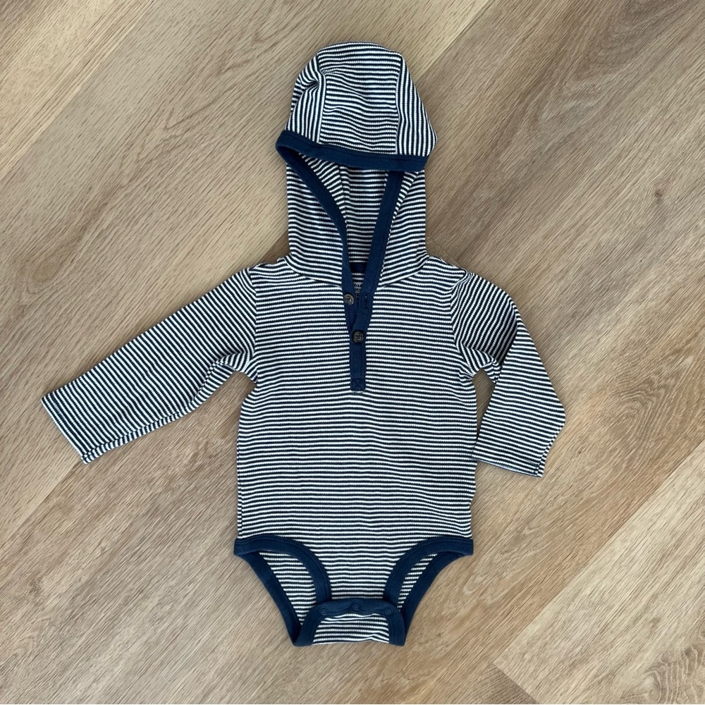 Carter’s Striped Hooded Onesie